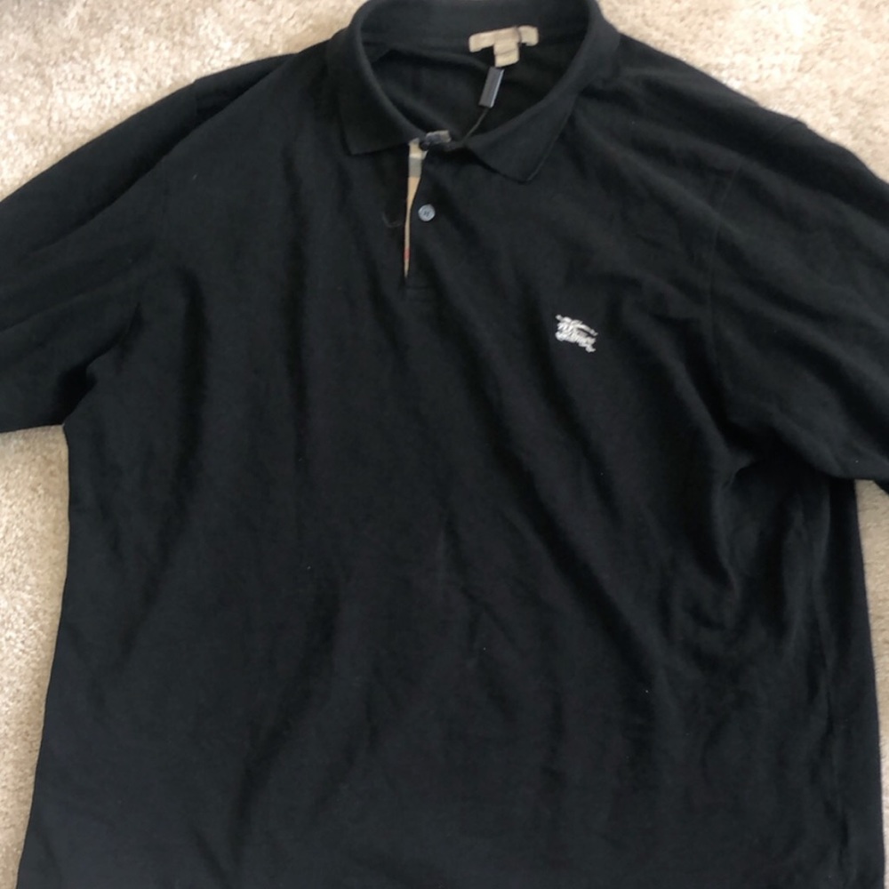 Men’s long sleeved Burberry polo
